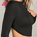 boat neck black shirt